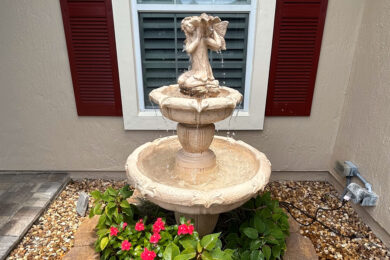NEW FOUNTAIN INSTALLATION